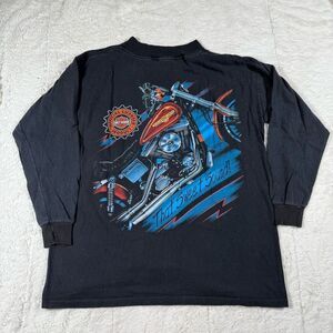 Vintage 90s Harley Davidson Men’s Long Sleeve That Sweet Sound Shirt